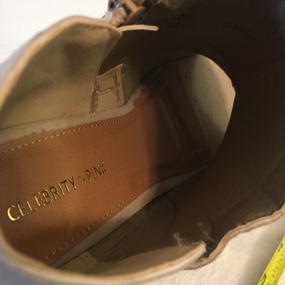 Celebrity Pink Sunrise Open toe heel ankle booties - Picture 7 of 10